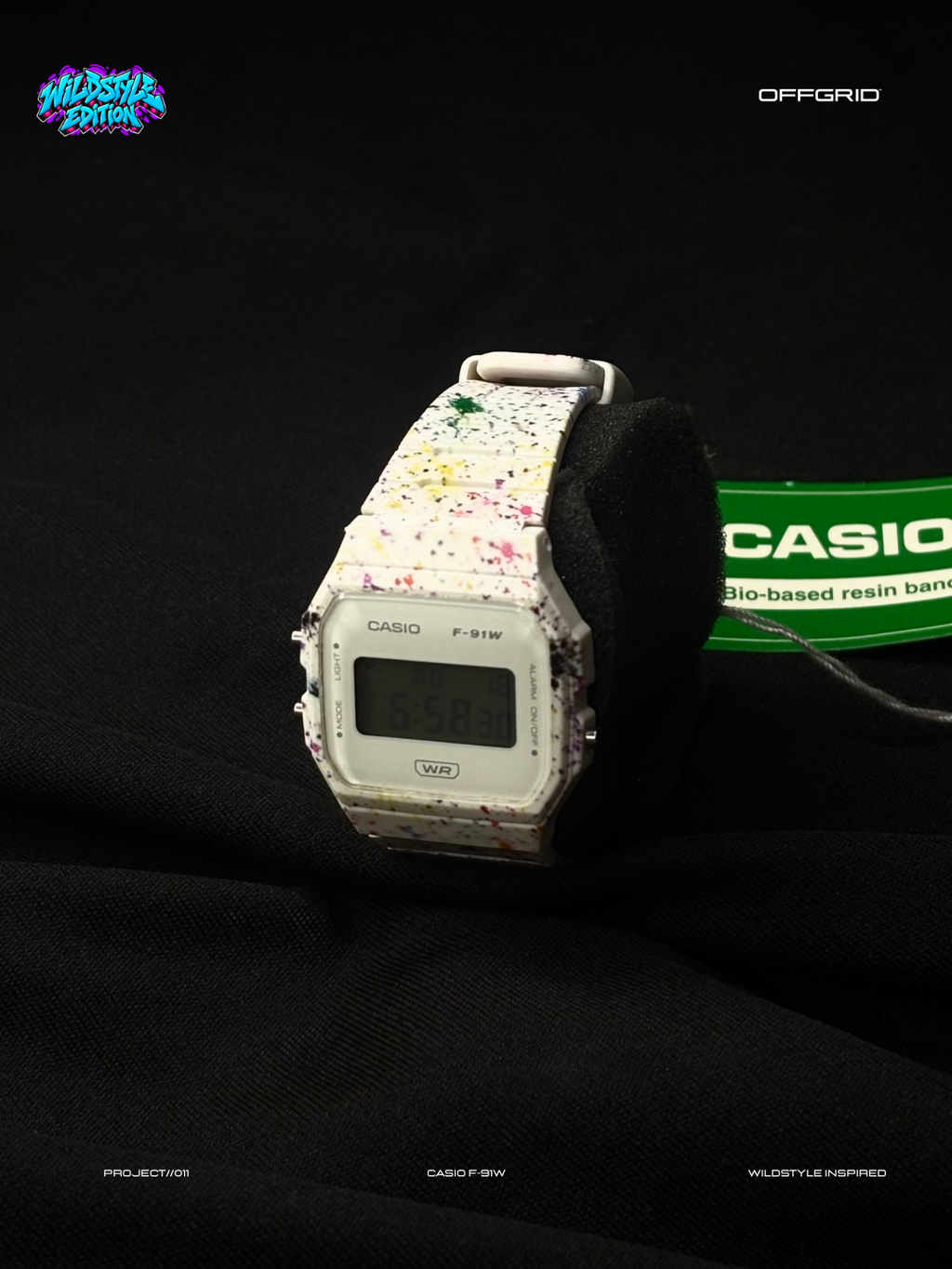CASIO F-91W — WILDSTYLE INSPIRED CUSTOM EDITION | OFFGRID – offgrid ...